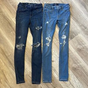 Hollister, high-rise, jean legging w24 l28